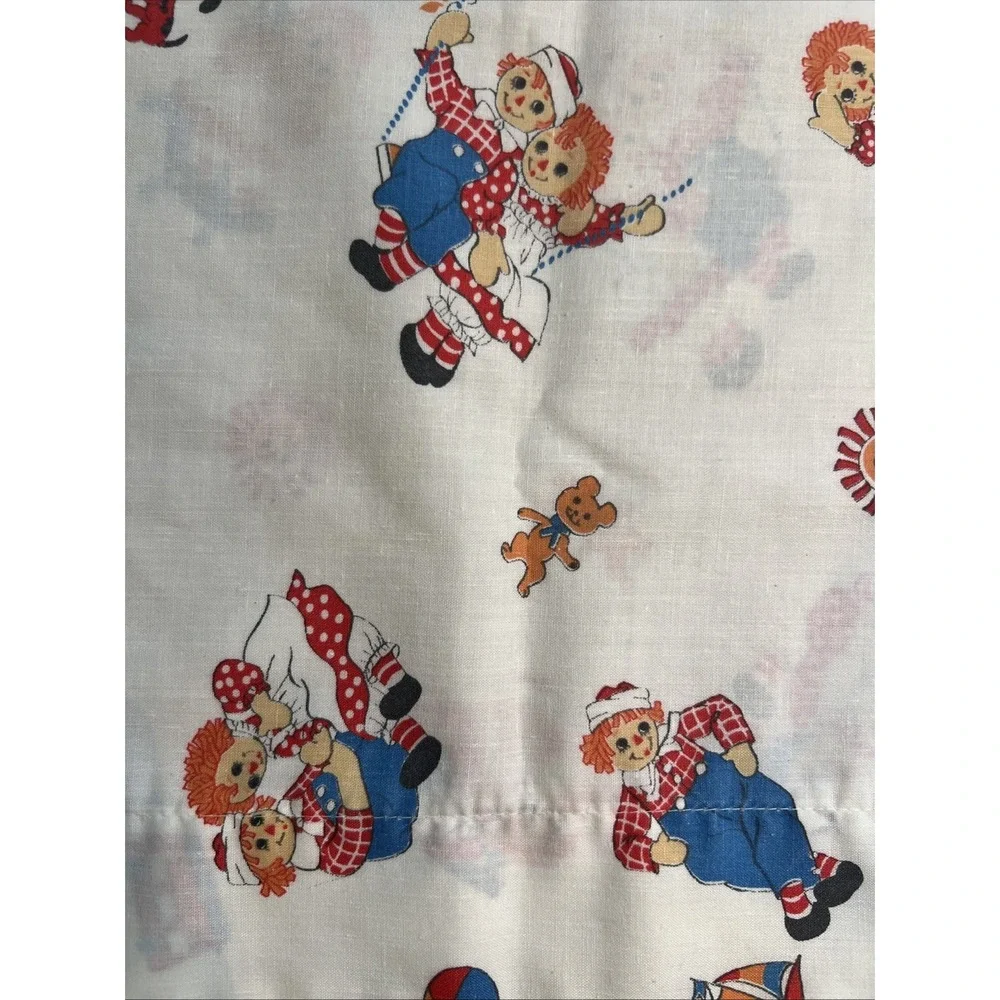 Vintage - Raggedy Ann And Andy Mini Pillow Case 19 x 13 Child‎ Toddler Baby